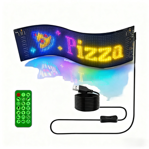 Nhà Máy Giá Pushunled Xe <span class=keywords><strong>LED</strong></span> Ma Trận Pixel Bảng Điều Chỉnh Xe Tải Xe Ma Quỷ Mắt Dải Ánh Sáng Tự Động Cửa Sổ <span class=keywords><strong>LED</strong></span> Màn Hình Hiển Thị Đèn - Product Image 5