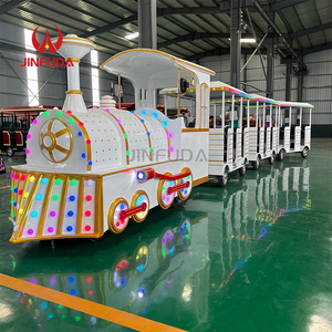 <span class=keywords><strong>Train</strong></span> <span class=keywords><strong>électrique</strong></span> sans rails de luxe <span class=keywords><strong>pour</strong></span> enfants, 24 places, <span class=keywords><strong>pour</strong></span> centre commercial et parc d'attractions en plein air - Product Image 2