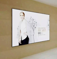Afficheur LED rétroéclairé en aluminium, boîte lumineuse pour photographie, panneau promotionnel en tissu, impression intérieure personnalisée, affiche OEM française GUA