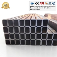 Pipa Baja Persegi dan Persegi Panjang SHS RHS ASTM A500 20x20 hingga 1200x1200mm 12M 6M untuk Rangka Bangunan dan Mesin, Pipa Persegi Dilas