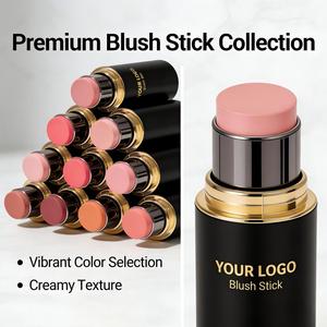 บลัชออนสติ๊กกันน้ำ 11 สี จากโรงงานโดยตรง ไม่ทดลองกับสัตว์ ติดทนนาน 3-in-1 ใช้ได้หลายแบบ บลัชออน ลิปสติก ครีมสติ๊กสำหรับแก้ม - Product Image 2