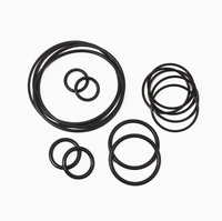 Fabrik-Gummi-O-Ring-Dichtung NBR FKM EPDM PU Silikon Flacher Gummi-O-Ring Hochtemperaturbeständiger Ring