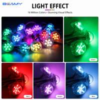 Lumières à pixels RVB adressables WS2811 DC12V DC24V, étanches IP67, module LED programmable pour la décoration de parcs à thème en extérieur