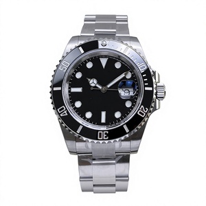 high top quality luminous watch Waterproof 41mm 904L steel VS factory 3235 movement Black Ceramic Diver watch - Product Image 1