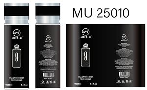 Meet-U Fragrance Mist 250ml Spray para hombre con aroma amaderado de larga duración - Product Image 1