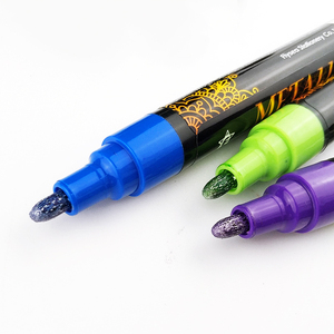 Cá Nhân Lỏng Chalk Bút Không Độc Hại Mực An Toàn Thực Phẩm Kim Loại Đánh Dấu 8 Gói Để Thay Thế Rượu Vang Thẻ - Product Image 2