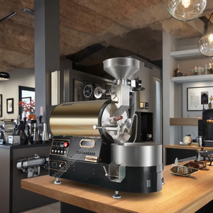 Torréfacteur de café au gaz 10kg Torréfacteur de café entièrement automatique Machines de torréfaction de café industrielles - Product Image 1