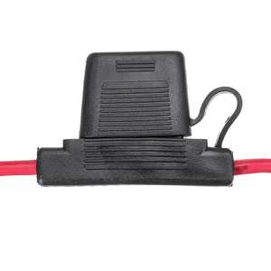 50 Amp Maxi-zekeringhouder met weerbestendige bladzekeringhouder, 8AWG 8 B&S-draadzekeringhouderkit voor dubbele accu 10AWG - Product Image 2