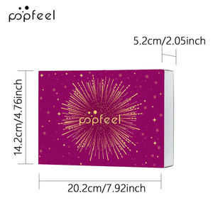 POPFEEL – ensemble de <span class=keywords><strong>maquillage</strong></span> surprise pour les fêtes, fard à paupières, brillant à lèvres, pinceau, ensemble complet d'outils pour femmes, boîte-cadeau, modèle COL002A - Product Image 2