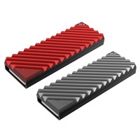 Dissipateur thermique pour SSD M.2 PS5, dissipateur thermique NVMe M2 2280, disque dur SSD, radiateur en aluminium, joint avec coussin thermique en silicone, coussin de refroidissement