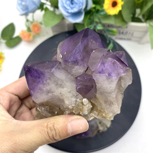 Lớn Thạch Anh Tím Pha Lê Cụm Đá Tự Nhiên Brazil Thạch Anh Tím Geodo Pha Lê Druzy Cho Tinh Thần Chữa Bệnh - Product Image 4