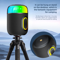 Nouveau produit 2026, enceintes Bluetooth basses, enceintes portables, enceintes sans fil avec lumière LED RVB