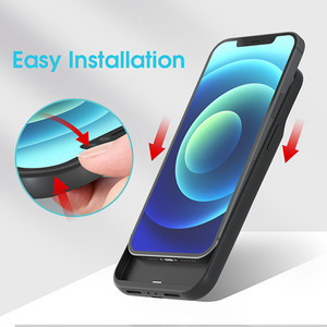 Xu hướng sản phẩm 2024 New arrivals cho Iphone loạt pin trường hợp có thể sạc lại xách tay pin ngân hàng điện thoại sạc trường hợp - Product Image 5