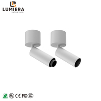 LUMIERA Spot LED Encastrable Moderne à Gradation DALI, Anti-éblouissement, Réglable, Corps en Aluminium, CRI Élevé, Idéal Hôtels