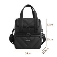 Sac isotherme personnalisé pour pique-nique, en tissu Oxford, imperméable et thermique, pour une utilisation familiale en plein air
