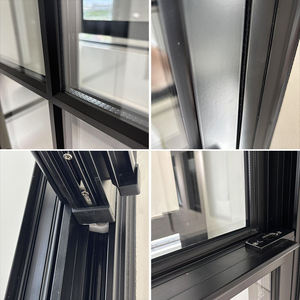 Finestre in Alluminio Stile Americano DERCHI NFRC, Commerciali, Bianche e Nere, Resistenti agli Uragani, a Doppia Anta Basculante o Singola - Product Image 5