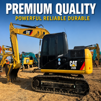 Excavatrice sur chenilles compacte d'occasion Cat 312, fiable et durable, 12 tonnes, pour la construction urbaine et l'entretien routier