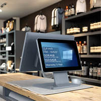 Systèmes de point de vente Oem 15.6 pouces Android/win10/11/ Linux Terminal POS tout-en-un Caisse enregistreuse pour supermarché