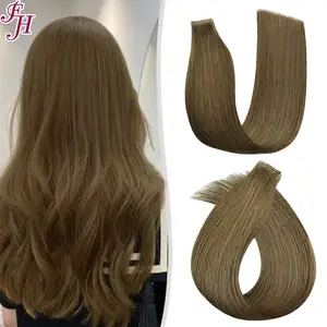 FH 100g 40pcs Blond #5A Injected Virgin Tapes Hair Extensions Invisible Tape In Human Hair Extensions