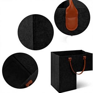 Cesto de Ropa Plegable Ecológico de Tela con Asa de Cuero PU para Almacenamiento de Ropa y Ropa de Cama - Precio Mayorista - Product Image 1