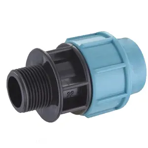 Dn20-110 All Sizes Pvc Coupling Male Female Fittings Pp Male Female Thread Socket Coupling Can Provided Couplings