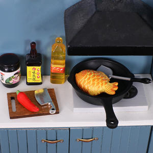 Accessori in Miniatura per Cucina di Casa delle Bambole, Giocattoli Alimentari in Miniatura, Pentole, Ciotole, Vassoi, Utensili da Cucina, Decorazioni Fai-da-Te - Product Image 4