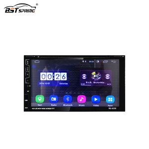 Bosstar Autoradio universel 7 pouces Android 10.1 avec <span class=keywords><strong>lecteur</strong></span> multimédia, WiFi, Mirror Link, GPS, <span class=keywords><strong>lecteur</strong></span> <span class=keywords><strong>CD</strong></span>, TV, USB - Product Image 1
