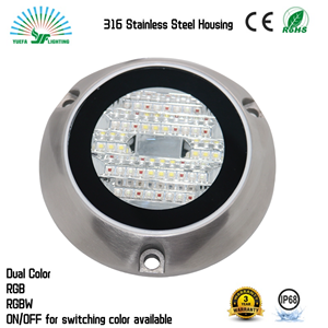 Luci LED Subacquee RGBW 316SS per Imbarcazioni e Yacht, Accessori Marini 12V 24V - Product Image 6