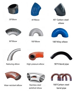 Codo ASTM SW A105 A106 A234 90 WPB 45 60 Codo de 90 grados Tubo Dimensiones grandes - Product Image 5