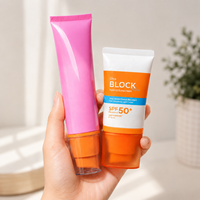 Kemasan Tube Pompa Kosong 30ml 50ml untuk Primer Foundation BB Cream Krim Tabir Surya