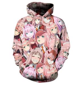 Vente Flash : Sweat à Capuche Imprimé 3D Darling in the Franxx, Sweat-shirt Mode <span class=keywords><strong>Anime</strong></span> Girl <span class=keywords><strong>Zero</strong></span> <span class=keywords><strong>Two</strong></span>, pour Hommes et Femmes, Style Harajuku Cosplay - Product Image 6