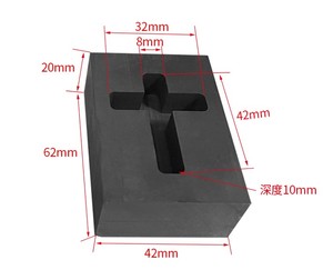 Moules en graphite <span class=keywords><strong>de</strong></span> haute pureté <span class=keywords><strong>de</strong></span> forme spéciale pour la fonte des métaux, y compris l'or, l'argent, le cuivre et l'<span class=keywords><strong>aluminium</strong></span> - Product Image 4