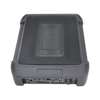 Subwoofer de Audio para Coche de 12 Pulgadas Potencia Máxima 1000W con Amplificador de Potencia Activo Parlante Woofer Delgado para Debajo del Asiento Subwoofer Delgado para Coche
