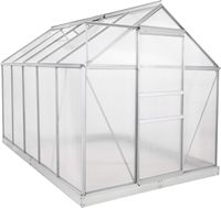 Serre extérieure de haute qualité, serre en aluminium avec panneaux en polycarbonate, serre de jardin pour la croissance des plantes