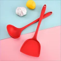 Offre Spéciale : Ensemble de 5 Ustensiles de Cuisine en Silicone Résistants à la Chaleur – Spatules de Cuisson Économiques pour la Maison et la Cuisine