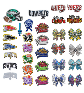Parche Bordado Personalizado con Lentejuelas Brillantes de los Eagles para el Día del Partido, Parche Bordado para Manualidades Textiles, 32 Equipos, Venta al Por Mayor - Product Image 6