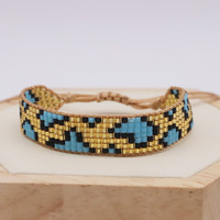 Design de mode bijoux faits à la main réglable Miyuki graine perlée léopard amitié bracelets pour femmes
