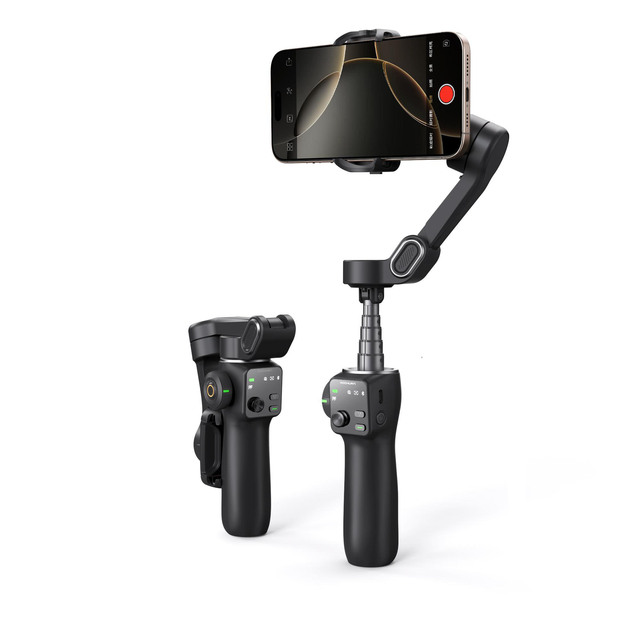 3-Axis Handheld Gimbal Phone Stabilizer With Extension Rod 8.0 Anti Shake Face Tracking for Phone Outdoor Shooting Vlog