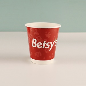 Gobelets à café, thé et boissons en papier jetables, recyclés, à double paroi, personnalisés, bon marché, 4 oz, 8 oz, 12 oz, 16 oz, 20 oz - Product Image 4