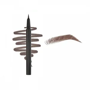 Özel etiket kuru hızlı sıvı kaş kalemi kaş kalemi kadınlar için zulüm ücretsiz yüksek Pigment kaş kalemi