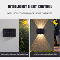 Lampe solaire Led avec détecteur de mouvement, applique murale de jardin, imperméable, lampes solaires d'extérieur, capteur à distance, sécurité, énergie, lampe d'urgence