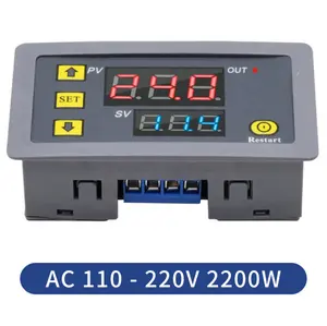 T3230 Microcomputer Dual Display Time Relay Delay Timer Oneindige Loop Vertraging 18 Combinatiemodi - Product Image 5