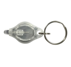 Accessoires de porte-clés en plastique écologiques, mini-lampes LED, lampes de poche compactes pour l'extérieur, indice de protection IP20 - Product Image 1