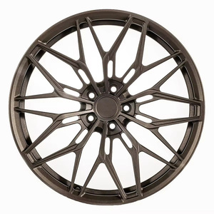 Rines Forjados de 20 21 22 24 Pulgadas, Ruedas de Aleación de Lujo en Bronce, Compatibles con Rolls Royce, Range Rover Sport, <span class=keywords><strong>G63</strong></span>, Bentley, Ferrari, <span class=keywords><strong>Maybach</strong></span> - Product Image 3