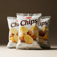 Sacs en plastique de papier d'aluminium de haute qualité laminé mélangé de fruits secs Snack Food Popcorn Chips de pommes de terre Sacs d'emballage Chips Sacs