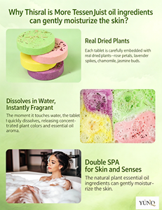 Tablettes de bain effervescentes bio parfumées aux huiles essentielles pures naturelles pour l'aromathérapie relaxante, marque privée - Product Image 2