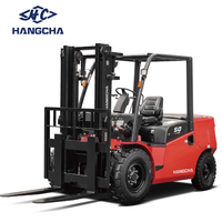 Chariot élévateur diesel industriel Hangcha série A2 4t/4,5t/5t à moteur à combustion interne pour la logistique d'entrepôt