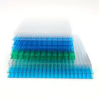 Klare gewellte Kunststoff-Polycarbonat-Dach platte Geprägte PC-Kunststoff platte