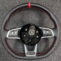 Volant en fibre de carbone pour Volkswagen MK7 MK6 Golf7 Polo CC Jetta Tiguan GTI GTD GTS GTE R-Line Passat Sport