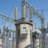 Compteur d'énergie intelligent prépayé triphasé Yangxu STE 38-G STS 100A Classe 1.0 IP54 avec écran LCD 0-999.9kWh, double mode, sécurité